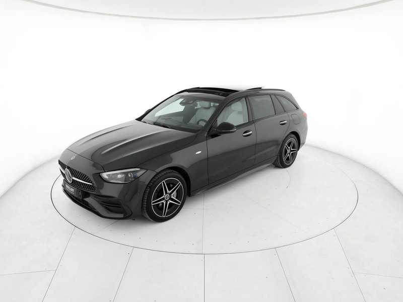 Mercedes Classe C SW sw 300 de phev amg line premium plus auto ibrido grigio