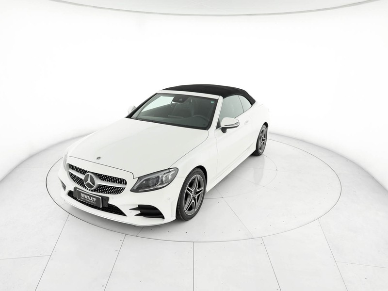 Mercedes Classe C Cabrio cabrio 220 d premium auto diesel bianco