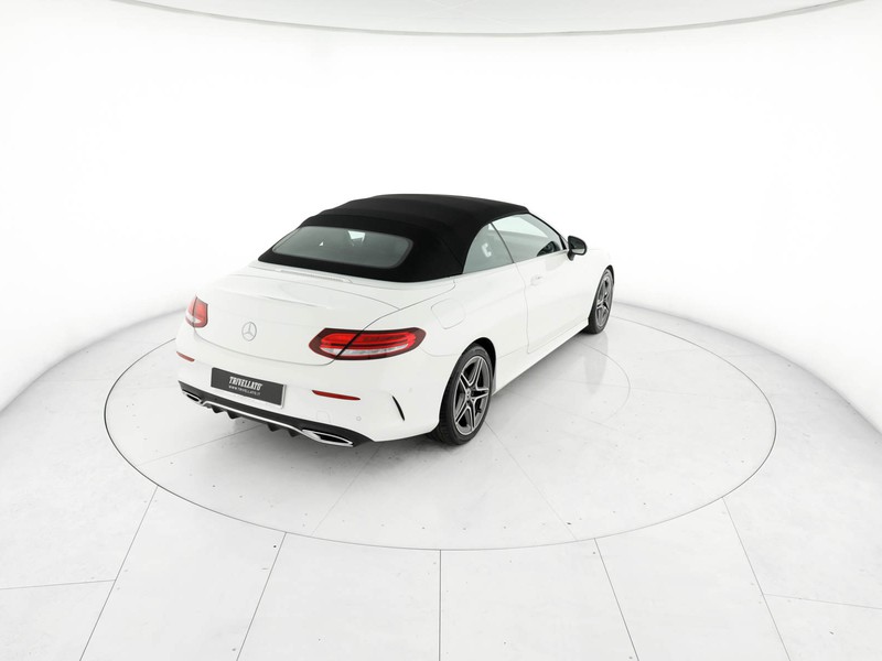 Mercedes Classe C Cabrio cabrio 220 d premium auto diesel bianco