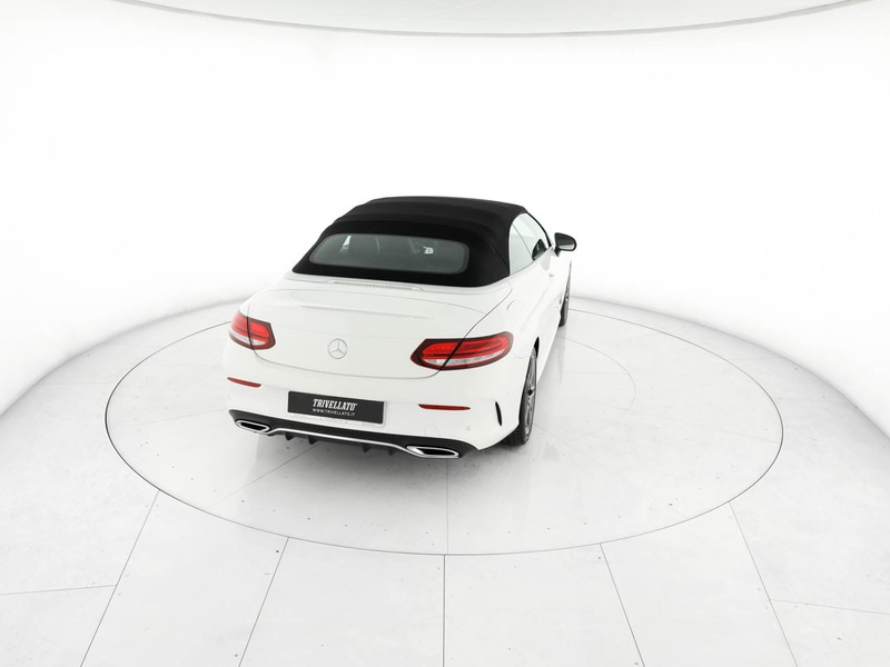 Mercedes Classe C Cabrio cabrio 220 d premium auto diesel bianco