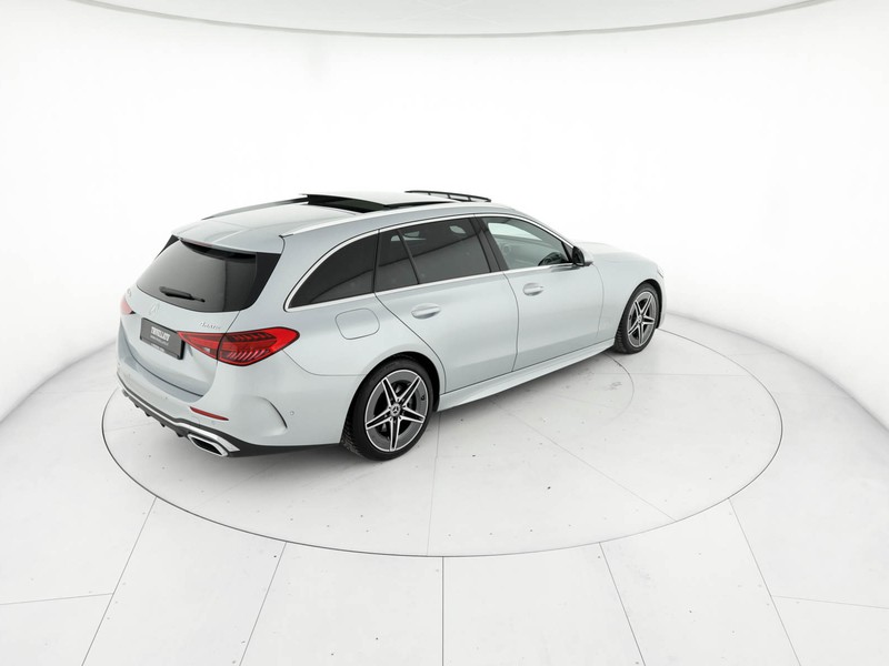 Mercedes Classe C SW sw 220 d mhev premium plus 4matic auto ibrido argento