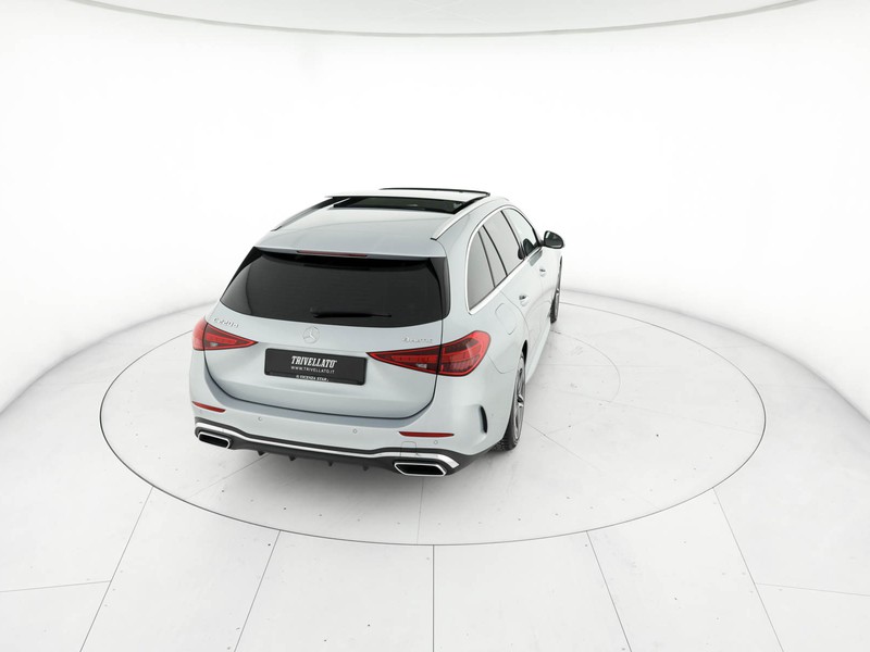 Mercedes Classe C SW sw 220 d mhev premium plus 4matic auto ibrido argento