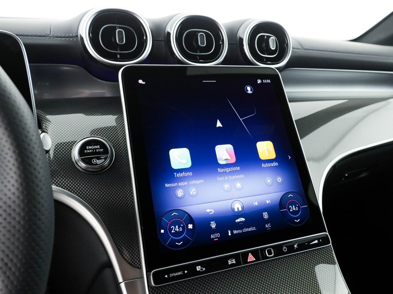 Mercedes GLC 220 d amg line advanced 4matic auto ibrido nero