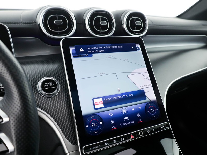 Mercedes GLC 300 de phev amg line advanced 4matic auto ibrido nero