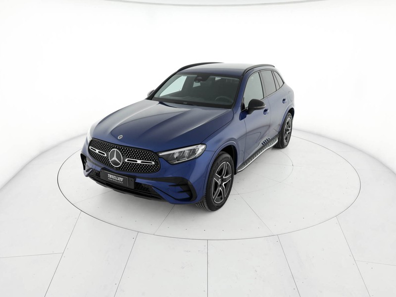 Mercedes GLC 300 de phev amg line advanced 4matic auto ibrido blu/azzurro