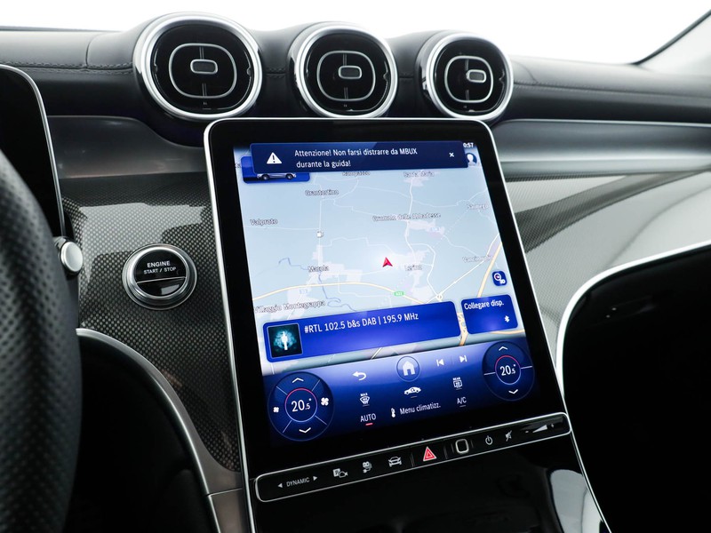 Mercedes GLC 300 de phev amg line advanced 4matic auto ibrido blu/azzurro