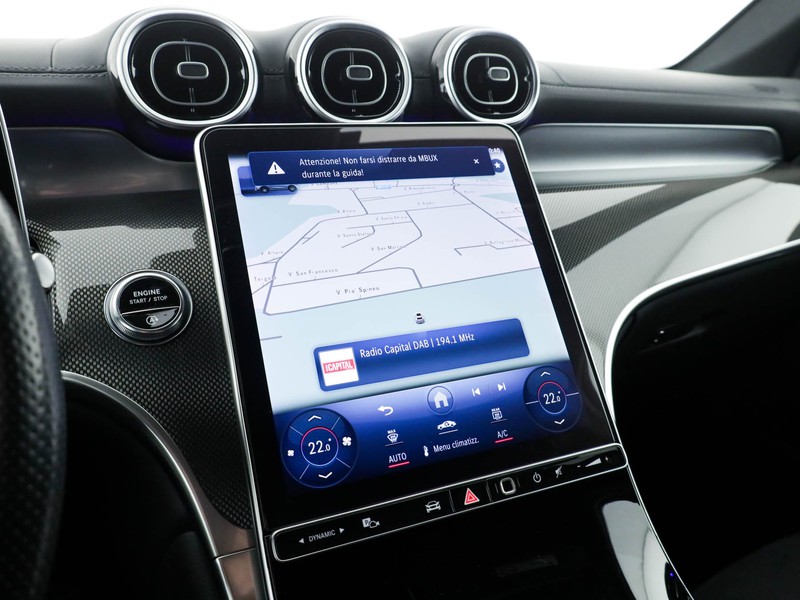 Mercedes GLC 220 d amg line advanced plus 4matic auto ibrido blu/azzurro