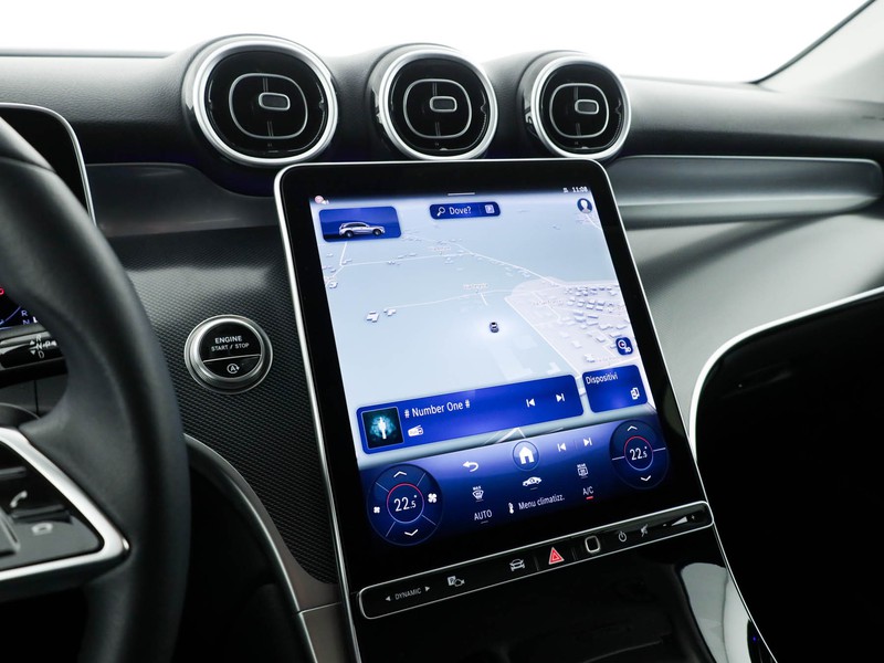 Mercedes GLC 220 d advanced 4matic auto ibrido argento