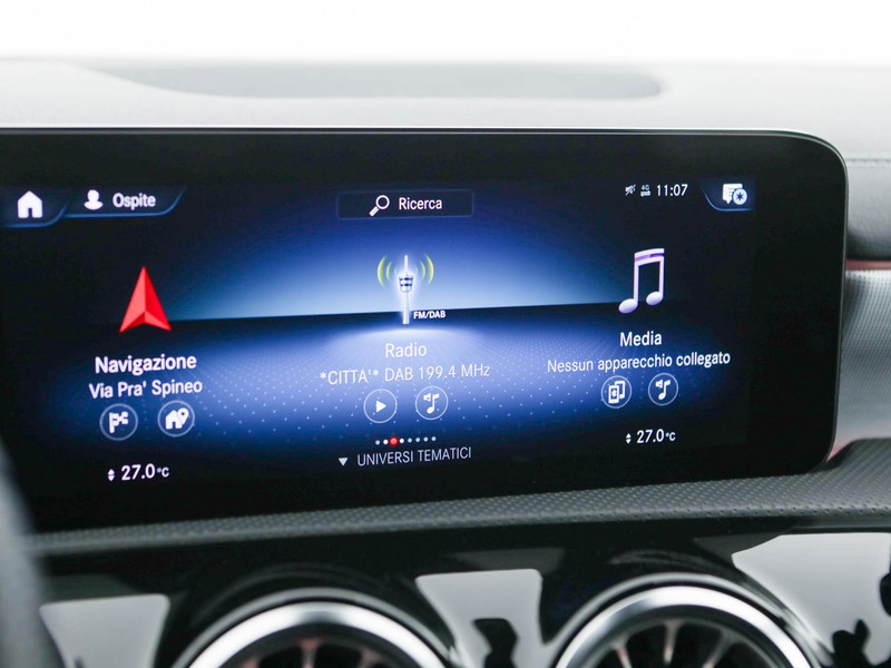 Mercedes Classe A 180 d premium night edition auto diesel nero