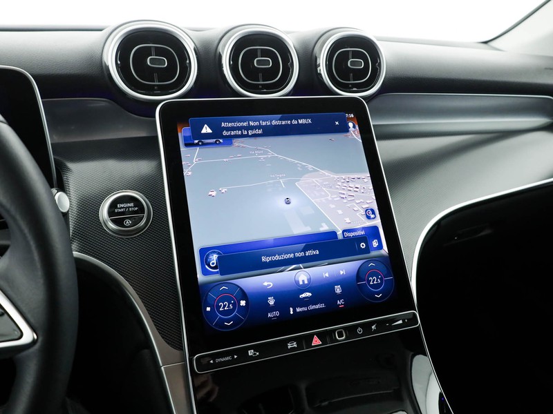 Mercedes GLC 220 d advanced 4matic auto ibrido argento