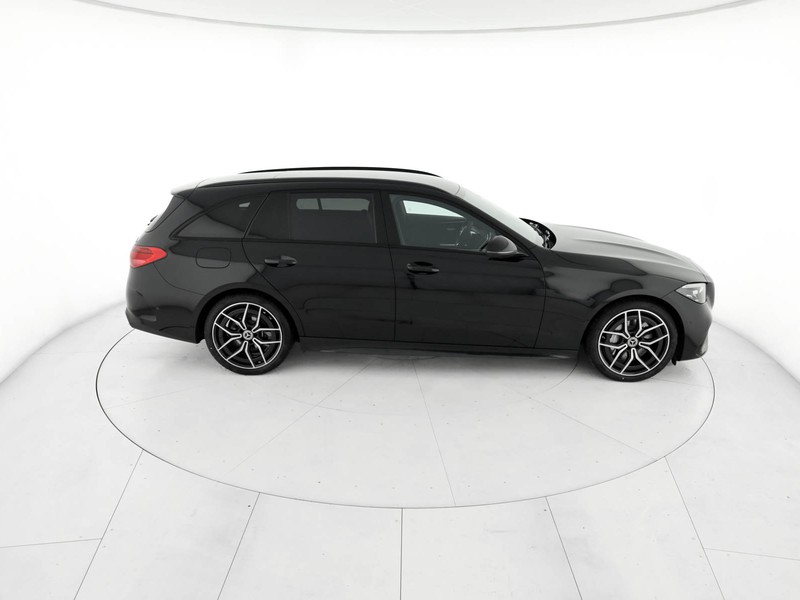 Mercedes Classe C SW sw 220 d mhev amg line advanced 4matic 197cv auto ibrido nero