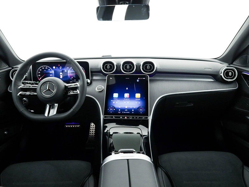 Mercedes Classe C SW sw 220 d mhev amg line advanced 4matic 197cv auto ibrido nero