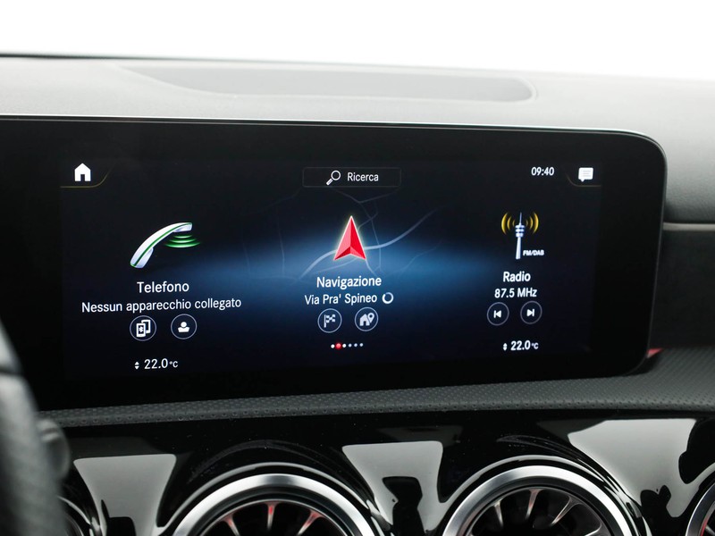 Mercedes Classe A 180 d premium auto diesel grigio