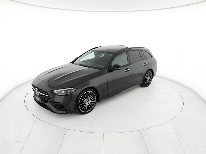 Mercedes Classe C SW sw 300 d mhev premium pro auto ibrido grigio