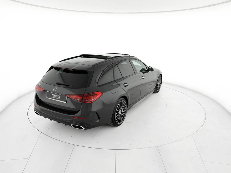 Mercedes Classe C SW sw 300 d mhev premium pro auto ibrido grigio