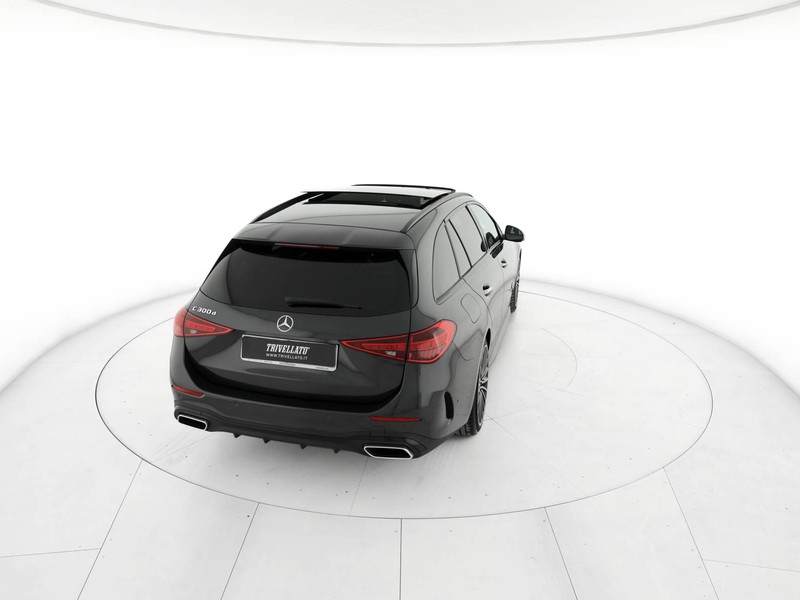 Mercedes Classe C SW sw 300 d mhev premium pro auto ibrido grigio
