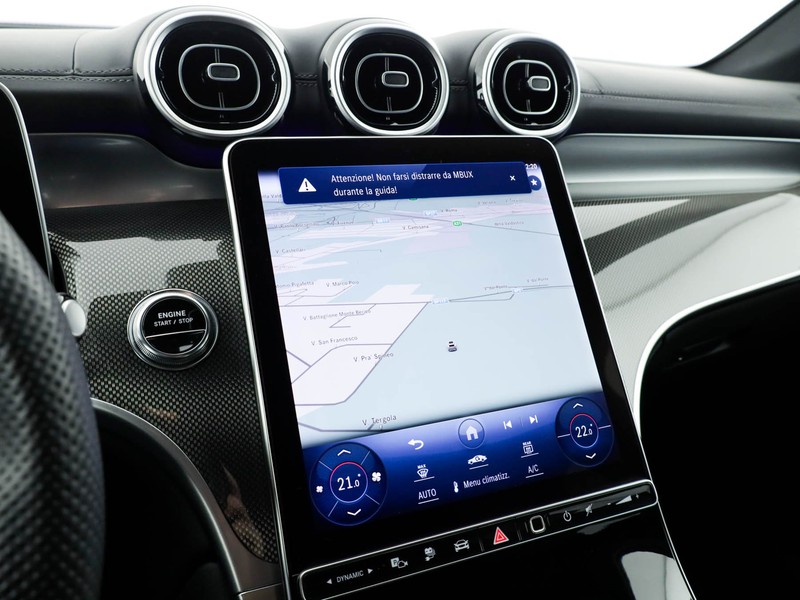 Mercedes GLC 300 de phev amg line advanced 4matic auto ibrido argento