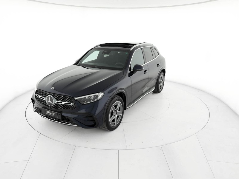 Mercedes GLC 220 d amg line advanced plus 4matic auto ibrido blu/azzurro
