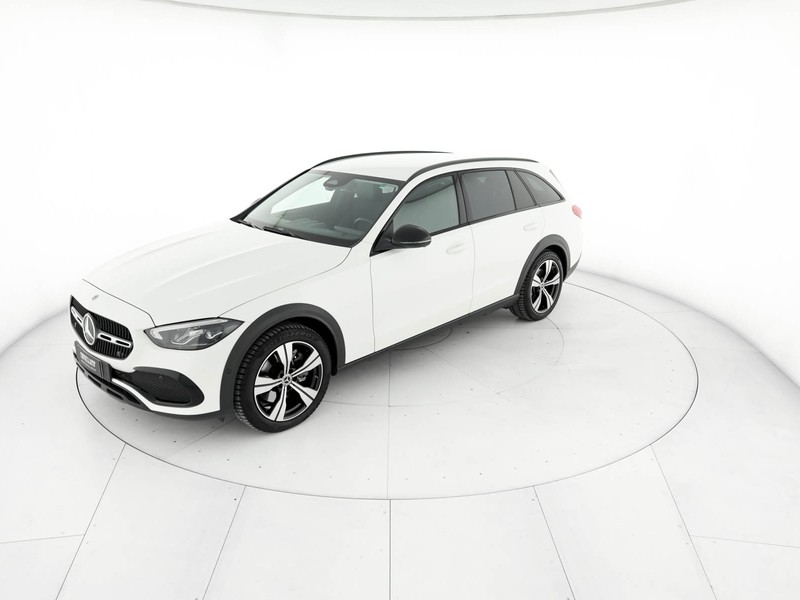 Mercedes Classe C SW sw all-terrain 220 d mhev advanced 4matic 197cv auto ibrido bianco