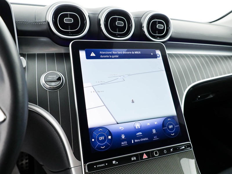 Mercedes Classe C SW sw all-terrain 220 d mhev advanced 4matic 197cv auto ibrido bianco