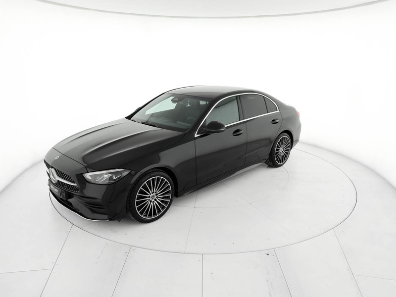 Mercedes Classe C Berlina 220 d mhev amg line advanced plus 200cv auto ibrido nero