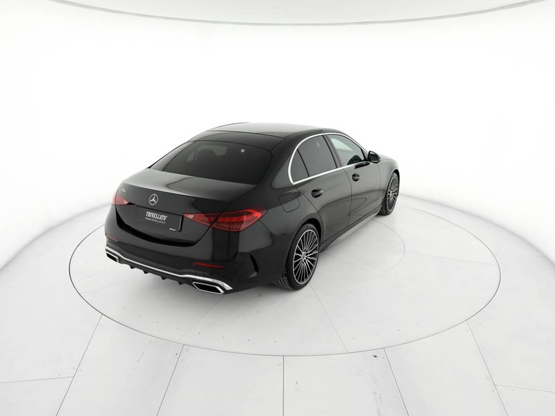 Mercedes Classe C Berlina 220 d mhev amg line advanced plus 200cv auto ibrido nero