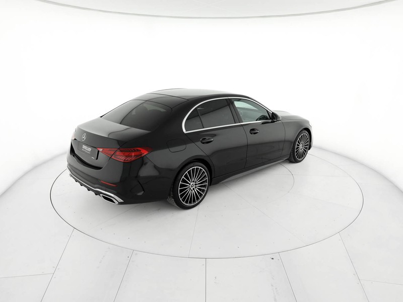 Mercedes Classe C Berlina 220 d mhev amg line advanced plus 200cv auto ibrido nero