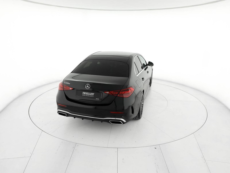 Mercedes Classe C Berlina 220 d mhev amg line advanced plus 200cv auto ibrido nero