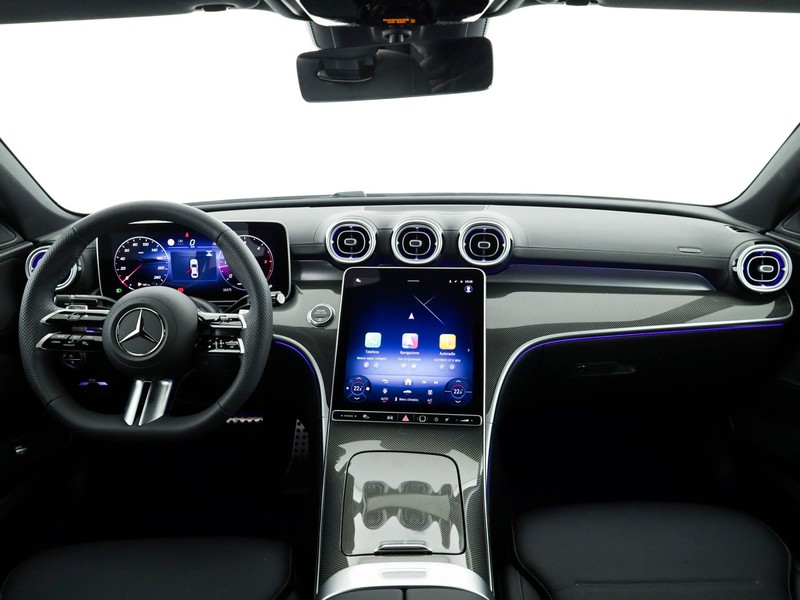 Mercedes Classe C Berlina 220 d mhev amg line advanced plus 200cv auto ibrido nero