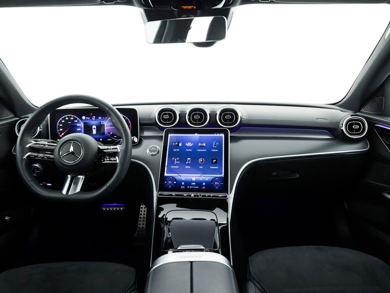 Mercedes Classe C SW sw 220 d mhev amg line advanced 4matic 197cv auto ibrido blu/azzurro