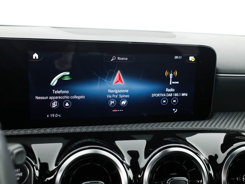 Mercedes Classe A 250 e eq-power business extra auto ibrido nero