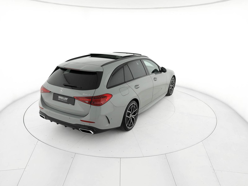 Mercedes Classe C SW sw 220 d mhev amg line advanced 4matic 200cv auto ibrido grigio