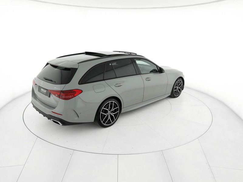 Mercedes Classe C SW sw 220 d mhev amg line advanced 4matic 200cv auto ibrido grigio