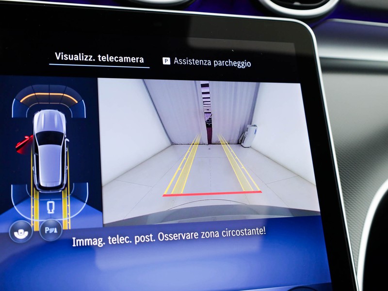 Mercedes Classe C SW sw 220 d mhev amg line advanced 4matic 200cv auto ibrido grigio