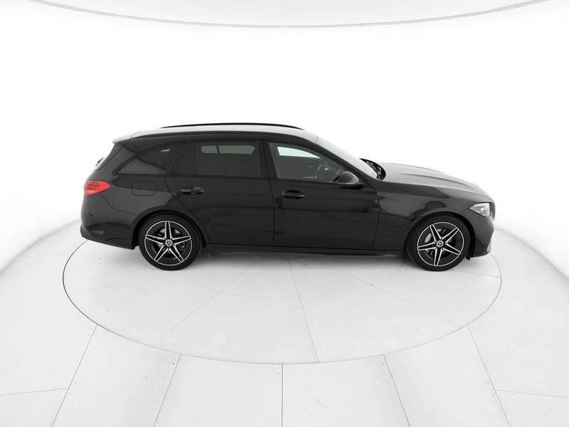 Mercedes Classe C SW sw 220 d mhev amg line advanced 200cv auto ibrido nero
