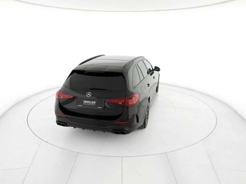 Mercedes Classe C SW sw 220 d mhev amg line advanced 200cv auto ibrido nero