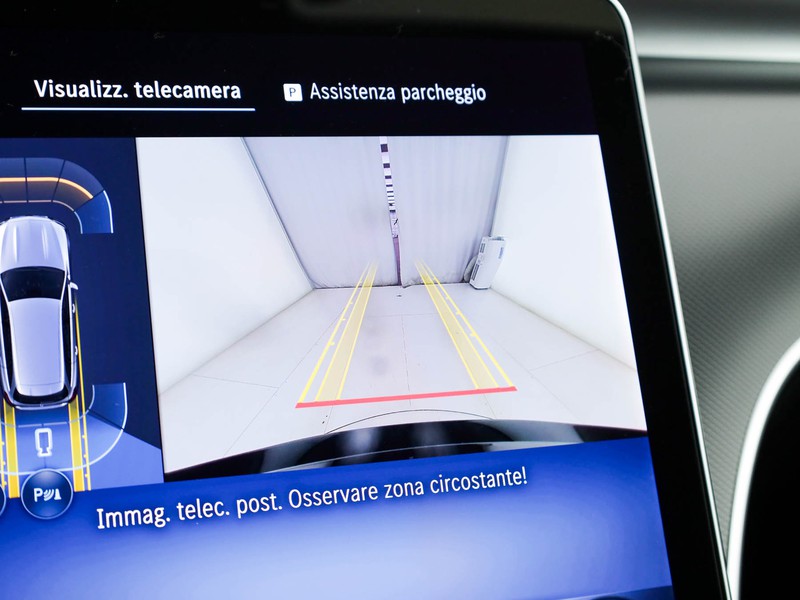 Mercedes Classe C SW sw 220 d mhev amg line advanced 200cv auto ibrido nero