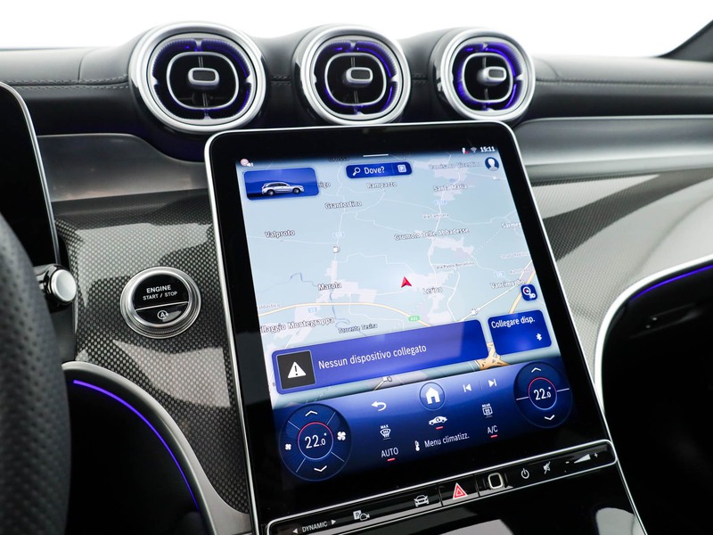 Mercedes GLC 220 d amg line premium 4matic auto ibrido grigio