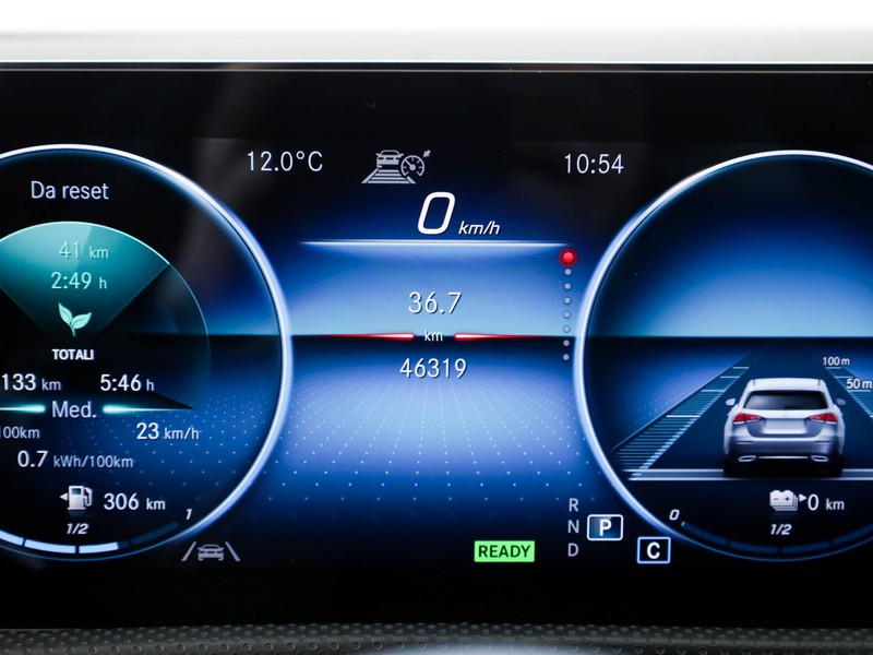 Mercedes Classe A 250 e phev (eq-power) premium auto ibrido grigio