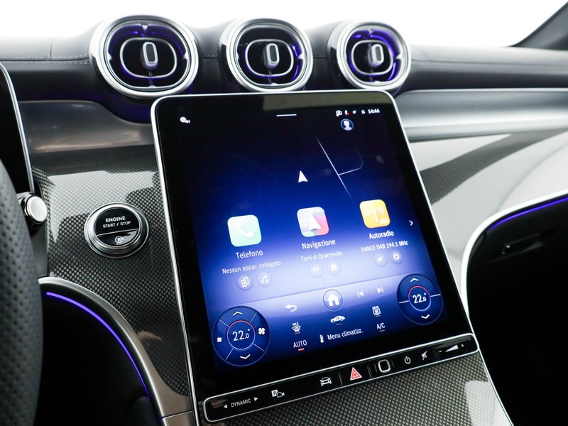 Mercedes GLC 300 d amg line premium 4matic auto ibrido nero