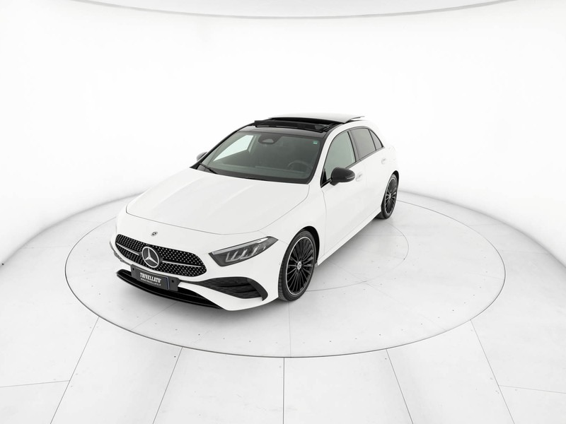 Mercedes Classe A 180 d amg line premium auto diesel bianco