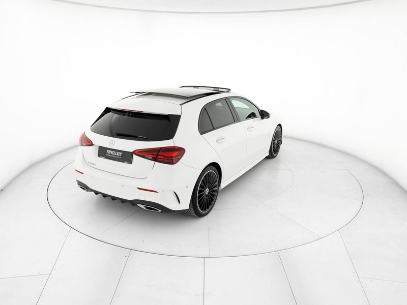 Mercedes Classe A 180 d amg line premium auto diesel bianco