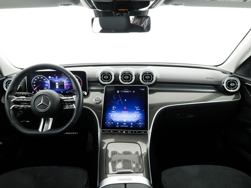 Mercedes Classe C SW sw 220 d mhev premium plus auto ibrido rosso