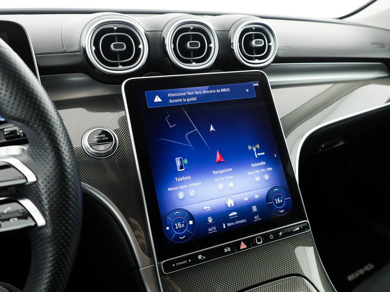 Mercedes Classe C SW sw 220 d mhev premium plus auto ibrido rosso