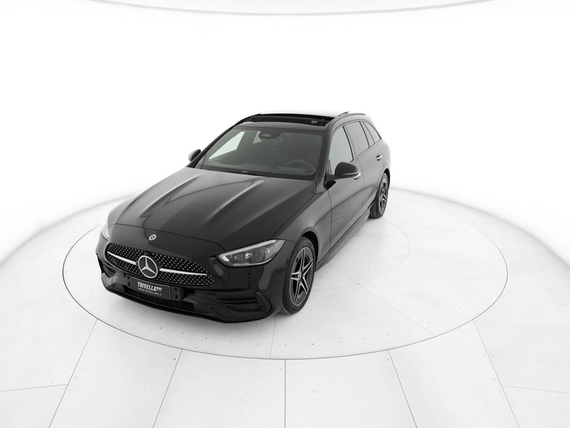 Mercedes Classe C SW sw 300 de phev amg line premium plus auto ibrido nero
