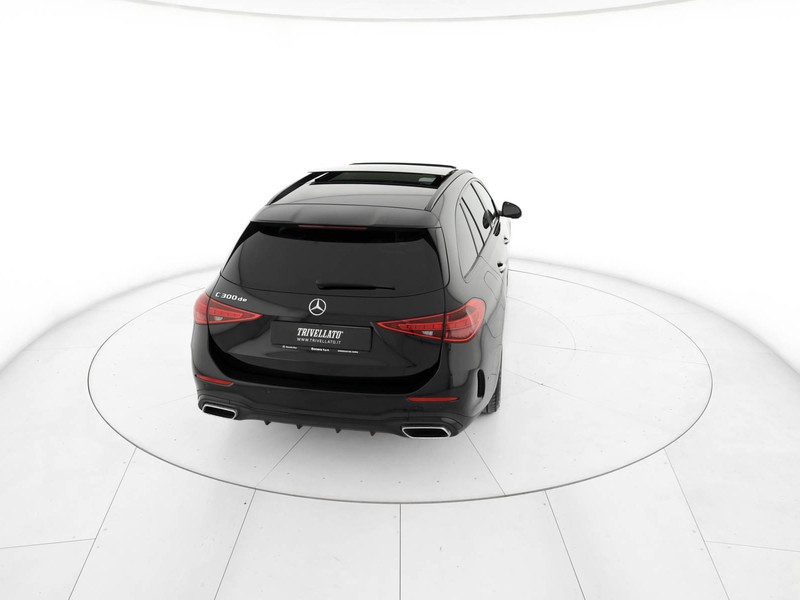 Mercedes Classe C SW sw 300 de phev amg line premium plus auto ibrido nero