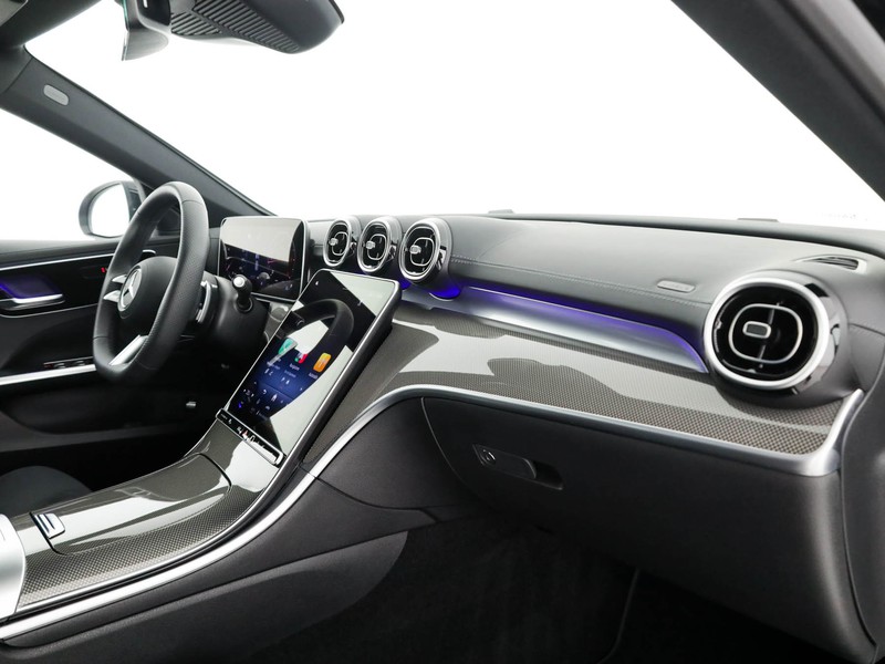 Mercedes Classe C SW sw 300 d mhev amg line advanced plus auto ibrido nero