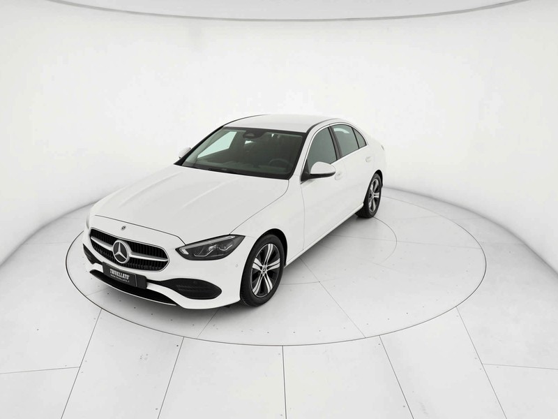 Mercedes Classe C Berlina 200 d mhev advanced auto ibrido bianco