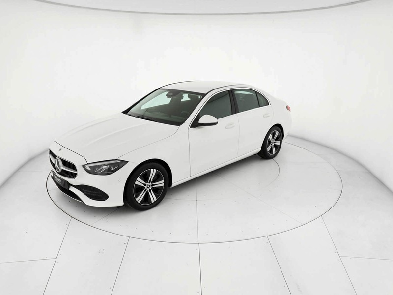 Mercedes Classe C Berlina 200 d mhev advanced auto ibrido bianco