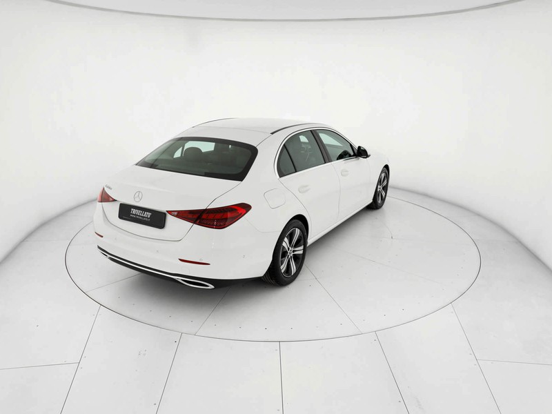 Mercedes Classe C Berlina 200 d mhev advanced auto ibrido bianco